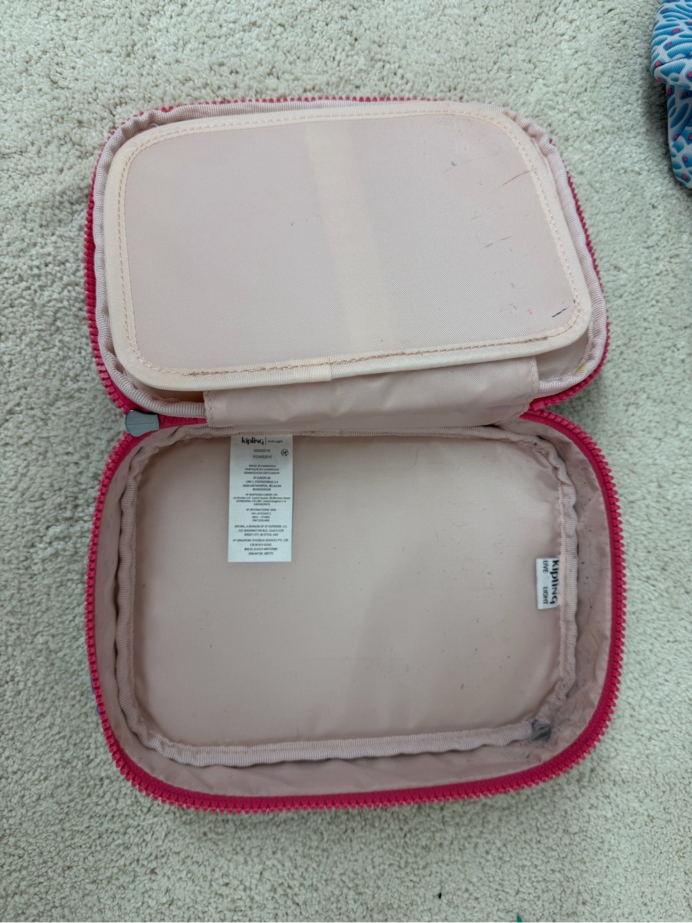 Kipling Kids Blue & Pink Patterned Backpack Set - Picture 9 of 10